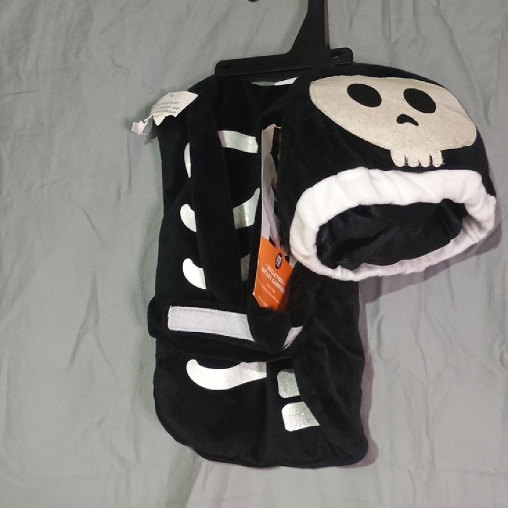 Spooky Skeleton Baby Costume- Black and White